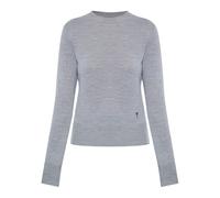 Ami Paris - Pull en laine fine - Femme - Pulls - Gris - Taille: 40 FR