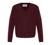 Ami Paris - Pull en laine - unisex - Pulls - Rouge - Taille: 2XL