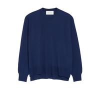 Ami Paris - Pull fin en laine mérinos ras du cou Ami de Coeur - Homme - Pulls - Bleu - Taille: M