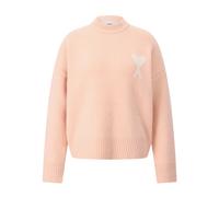Ami Paris - Pull oversize en mélange de laine - Femme - Pulls - Orange - Taille: 38 FR
