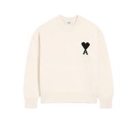 Ami Paris - Pull ras du cou De Coeur - Femme - Pulls - Blanc - Taille: 36 FR