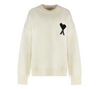 Ami Paris - Pull ras du cou Ami de Coeur - Homme - Pulls - Blanc - Taille: M