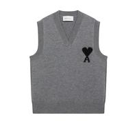 Ami Paris - Pull sans manches Quota - Homme - Pulls - Gris - Taille: M