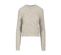 Ami Paris - Pull Tricot Col Rond - Femme - Pulls - Gris - Taille: 36 FR