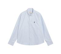 Ami Paris - Quota Boxy Fit Shirt - Homme - Chemises - Bleu - Taille: L