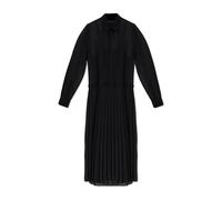 Ami Paris - Robe avec finition plissée - Femme - Robes - Noir - Taille: 36 FR