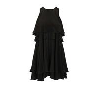 Ami Paris - Robe Courte Sans Manches À Volants - Femme - Robes - Noir - Taille: 34 FR