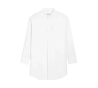 Ami Paris - Robe tunique col Mao - Femme - Blouses et Chemises - Blanc - Taille: 36 FR