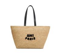 Ami Paris - Sac Fourre-Tout Beige avec Longues Poignées - Femme - Sacs - Beige - Taille: ONE Size