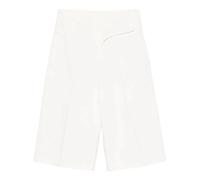 Ami Paris - Short Bermuda Ceinturé Enveloppant - Femme - Shorts - Beige - Taille: W26