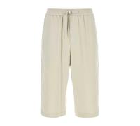 Ami Paris - Shorts Bermuda en coton - Homme - Shorts - Beige - Taille: M