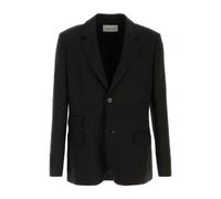 Ami Paris - Straight Single Breasted Jacket - Homme - Vestes - Noir - Taille: M