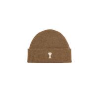 Ami Paris - Striped Alpaca Beanie - Femme - Accessoires - Brun - Taille: ONE Size