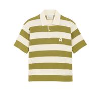 Ami Paris - Striped Logo Polo - Homme - Tops - Multicolore - Taille: S