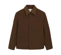 Ami Paris - Surchemise Ami de Coeur matelassée - Homme - Vestes - Brun - Taille: S