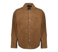 Ami Paris - Surchemise en cuir - Homme - Chemises - Brun - Taille: XS
