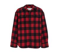 Ami Paris - Surchemise oversize à carreaux en laine - Homme - Vestes - Multicolore - Taille: S