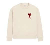 Ami Paris - SweaT-shirt Ami de Coeur - unisex - Sweatshirts et sweats à capuche - Beige - Taille: S