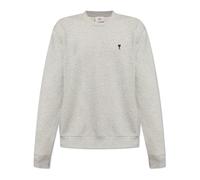 AMI Paris CONTRASTED AMI DE COEUR SWEATSHIRT men Sweatshirts grey taille: S