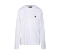 Ami Paris – T-shirt à manches longues femme blanc Taille 42 FR