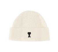 Ami Paris - Chapeau Blanc en Laine Accessoire Élégant - Homme - Accessoires - Blanc - Taille: ONE Size