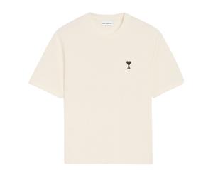 Ami Paris - T-shirt imprimé Place des Victoires - unisex - Tops - Blanc - Taille: XL