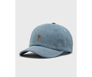 AMI Paris TABACCO AMI DE COEUR EMBROIDERY CAP men Caps blue taille: ONE SIZE