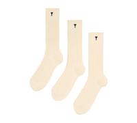 Ami Paris - Three-Pack Ami De Coeur Socks - unisex - Sous-vêtements - Blanc - Taille: M