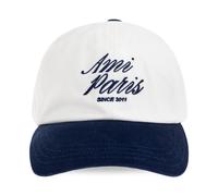 Ami Paris, unisex, Accessoires, Blanc, Taille: ONE Size Casquette Bicolore en Coton