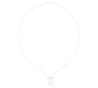 Ami Paris, unisex, Accessoires, Gris, Taille: ONE Size Ami de Coeur Chain Necklace