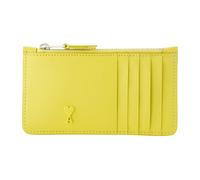 Ami Paris, unisex, Accessoires, Jaune, Taille: ONE Size Ami de Coeur Zipped Card Holder
