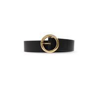 Ami Paris, unisex, Accessoires, Noir, Taille: 75 CM Leather Belt