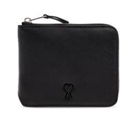Ami Paris, unisex, Accessoires, Noir, Taille: ONE Size De Coeur Compact Wallet
