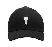 Ami Paris, unisex, Accessoires, Noir, Taille: ONE Size Logo Patch Cap