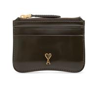 Ami Paris, unisex, Accessoires, Vert, Taille: ONE Size Paris Paris Zipped Card Holder