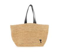 Ami Paris, unisex, Sacs, Beige, Taille: ONE Size De Coeur Tote Bag