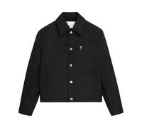 Ami Paris - De Coeur Stud Buttoned Jacket - Femme - Vestes - Noir - Taille: 40 FR