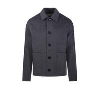 Ami Paris - Veste Boxy Boutonnée - Homme - Vestes - Gris - Taille: S