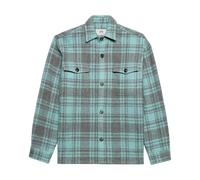 Ami Paris - Veste chemise à carreaux en laine - Homme - Vestes - Multicolore - Taille: L