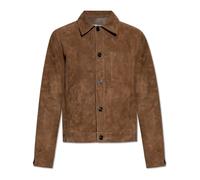 Ami Paris - Veste en daim - Homme - Vestes - Brun - Taille: XL