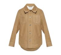 Ami Paris - Veste en jean avec poches - Femme - Vestes - Brun - Taille: 38 FR