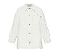 Ami Paris - Veste en jean avec poches - Homme - Vestes - Blanc - Taille: L