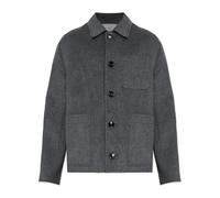 Ami Paris - Veste en laine - Homme - Vestes - Gris - Taille: S