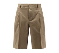 Ami Paris - Virgin Wool Tailored Shorts - Homme - Shorts - Beige - Taille: W44