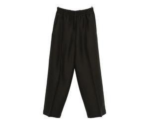 Ami Paris - Wool Wide-Leg Pantalons - Homme - Pantalons - Gris - Taille: M
