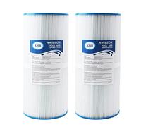 AmiBron PWK35B Lot de 2 filtres de Spa Hot Springs Limelight Series compatibles avec Watkins 1642301-1, 78161, 78286, Filbur FC-3921, Filtre en Tissu plissé