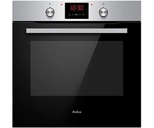 Amica ABE 9430 E Four encastrable avec chaleur tournante/acier inoxydable/minuteur/chambre de cuisson XXL/nettoyage à la vapeur d'eau