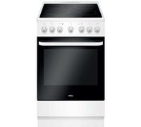 Amica ACV603B - Cuisinière - pose libre - largeur : 50 cm - profondeur : 60 cm - hauteur : 85 cm - avec système auto-nettoyant blanc Blanc G
