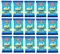 Amica Chips Cornetto al Formaggio Lot de 15 collations de maïs avec saveur de fromage, collation salée 125 g