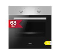 Amica CoolDoor2 - Four encastrable - 68 l - 4 fonctions - Chauffage rapide - Parois latérales gaufrées ABE 9410 E - Noir